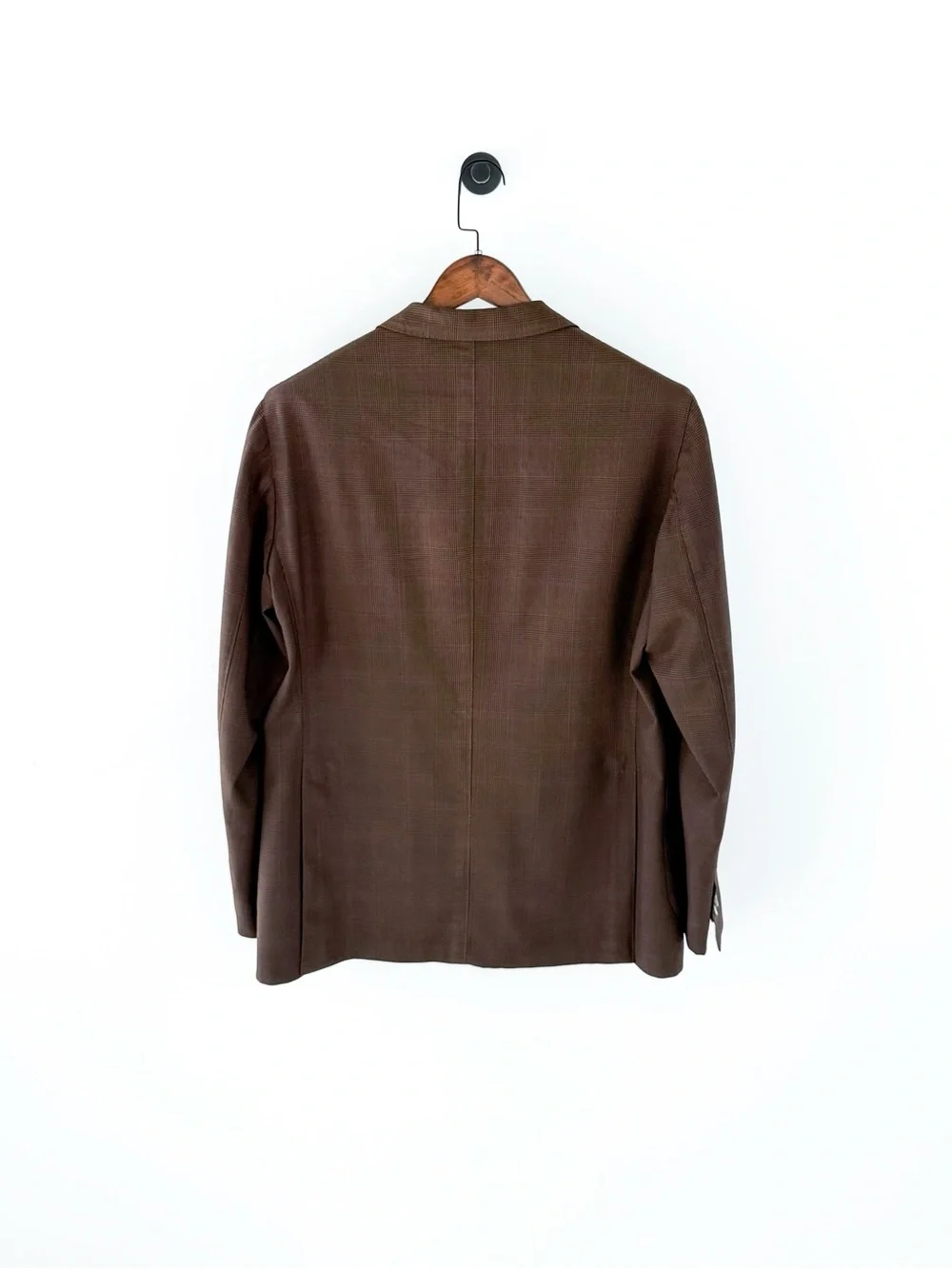 Boglioli K Jacket Brown Glen Plaid Men's Blazer Italian Wool Sport Coat Men's